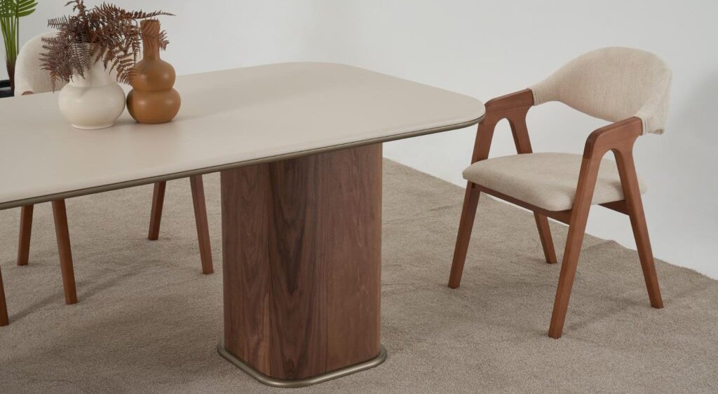 Pera Yemek Odası Takımı Ceviz